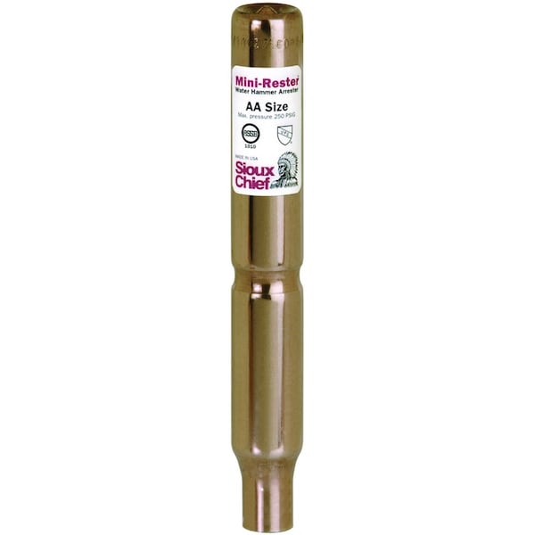 Sioux Chief Sioux Chief MiniRester 5/8 in. Sweat in. Closed in. Copper Water Hammer Arrester 1 pk 660-S - main